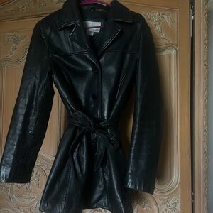 Nine West vintage leather jacket